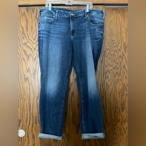 Silver Jeans Co boyfriend ankle jeans